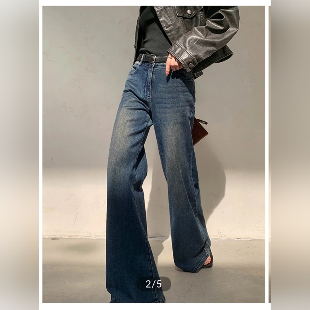 NWT Comense vintage wide leg denim size medium - Picture 2 of 10